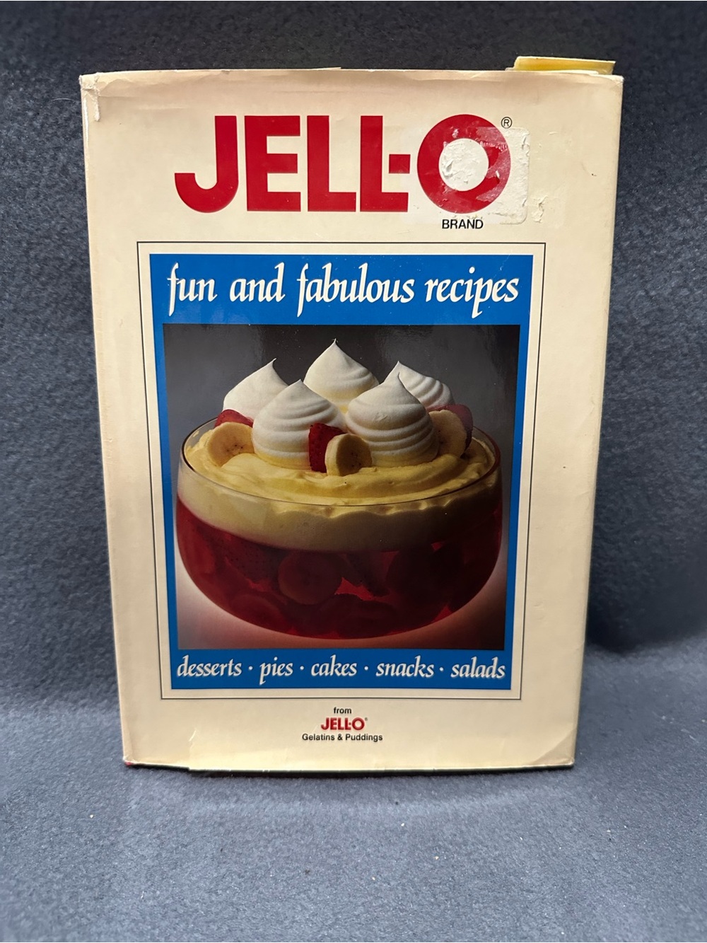 Vintage Jell-o Fun and Fabulous Recipes Recipe Booklet - White/Red